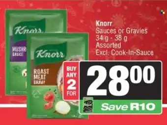 Spar Knorr Sauces or Gravies Assorted offer