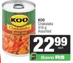 Spar Koo Chakalaka Assorted offer