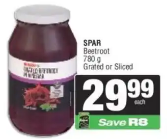 Spar SPAR Beetroot Grated or Sliced offer