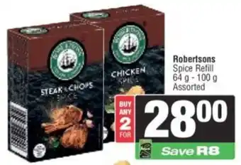 Spar Robertsons Spice Refill Assorted offer
