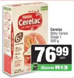 Spar Nestle Cerelac Baby Cereal Stage 1 offer