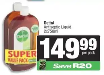 Spar Dettol Antiseptic Liquid offer