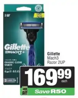 Spar Gillette Mach3 Razor 2UP offer