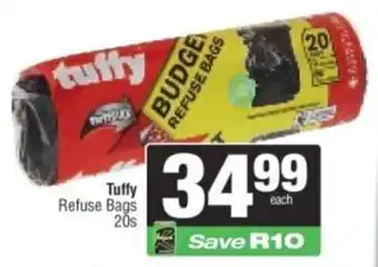 Spar Tuffy Refuse Bags offer