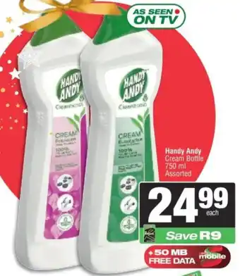 Spar Handy Andy Cream Bottle Assorted offer