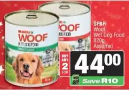 Spar SPAR Woof Wet Dog Food Assorted offer