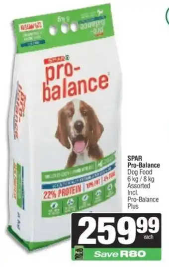 Spar SPAR Pro-Balance Dog Food Assorted Incl. Pro-Balance Plus offer