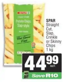 Spar SPAR Straight Cut, Slap, Crinkle or Skinny Chips offer