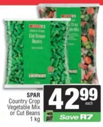 Spar SPAR Country Crop Vegetable Mix or Cut Beans offer