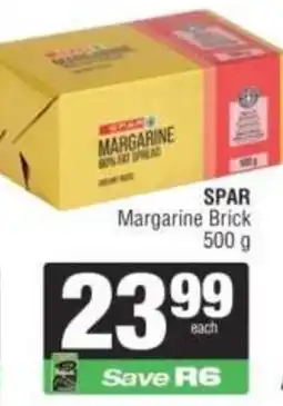 Spar SPAR Margarine Brick offer