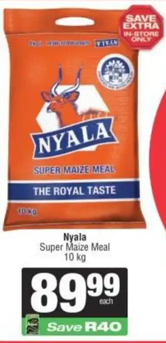 Spar Nyala Super Maize Meal offer