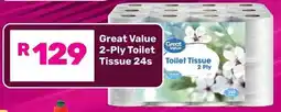 Game Great Value 2-Ply Toilet Tissue offer