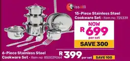 Game Tissolli Stainless Steel Cookware Set offer