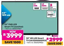 Game SAMSUNG 43" FHD LED Smart TV offer