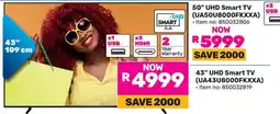 Game SAMSUNG 43" UHD Smart TV offer