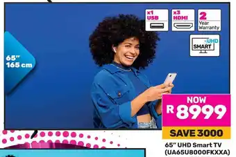 Game SAMSUNG 65" UHD Smart TV offer