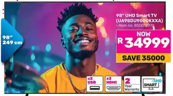 Game SAMSUNG 98" UHD Smart TV offer