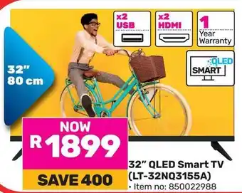 Game JVC 32" QLED Smart TV offer