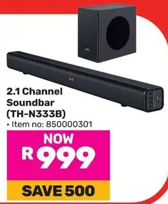 Game JVC 2.1 Channel Soundbar offer