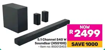 Game Hisense 5.1 Channel 540 W Soundbar offer