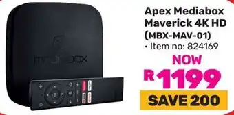 Game Apex Mediabox Maverick 4K HD offer