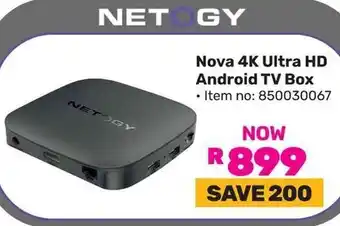 Game Netogy Nova 4K Ultra HD Android TV Box offer