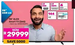 Game Hisense 98β QLED Smart TV offer