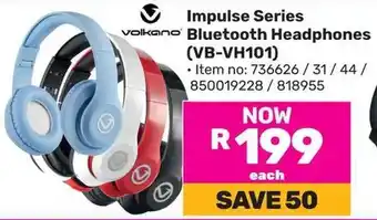 Game Volkano Impulse Series Bluetooth Headphones offer