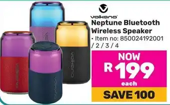 Game Volkano Neptune Bluetooth Wireless Speaker offer