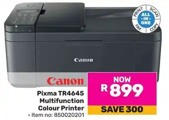 Game Canon Pixma TR4645 Multifunction Colour Printer offer