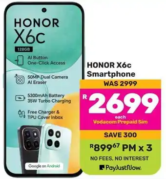 Game HONOR X6c Smartphone offer