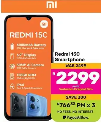 Game Redmi 15C Smartphone offer