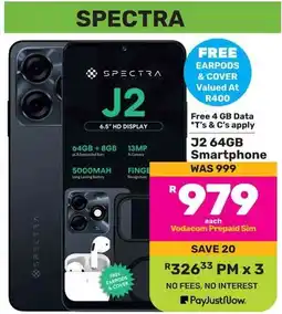 Game SPECTRA J2 64GB Smartphone offer