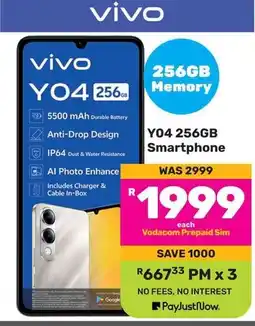 Game Vivo Y04 256GB Smartphone offer