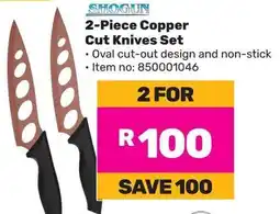 Game Shogun Copper Cut Knives Set offer