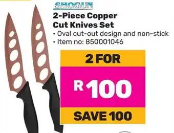 Game Shogun Copper Cut Knives Set offer