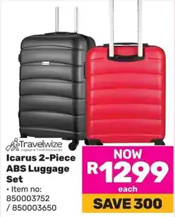 Game Travelwize Icarus ABS Luggage Set offer