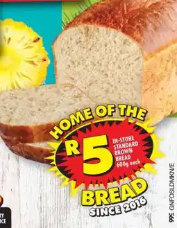 Shoprite In-Store Standard Brown Bread offer