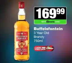 Spar Tops Buffelsfontein 3 Year Old Brandy offer