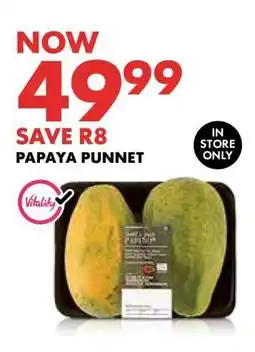Woolworths Papaya Punnet offer