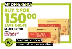 Woolworths Salted Butter offer