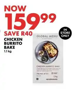 Woolworths CHICKEN BURRITO BAKE offer