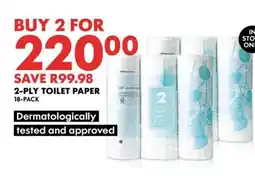 Woolworths 2-Ply Toilet Paper 18-Pack offer