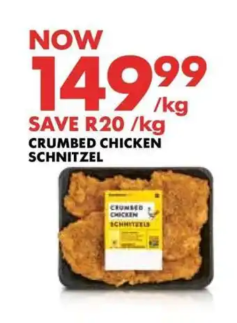 Woolworths Crumbed Chicken Schnitzel offer