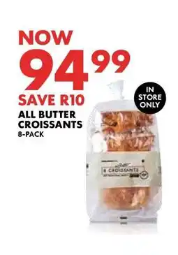 Woolworths All Butter Croissants 8-Pack offer