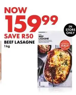 Woolworths Beef Lasagne offer