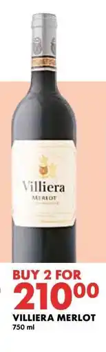 Woolworths Villiera Merlot offer