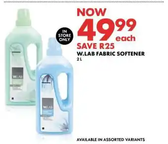 Woolworths W.Lab Fabric Softener offer