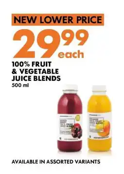 Woolworths 100% Fruit & Vegetable Juice Blends offer