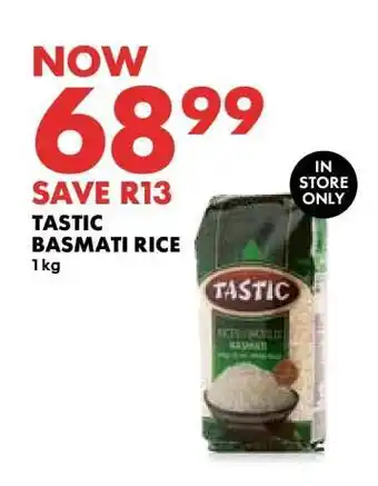 Woolworths Tastic Basmati Rice offer